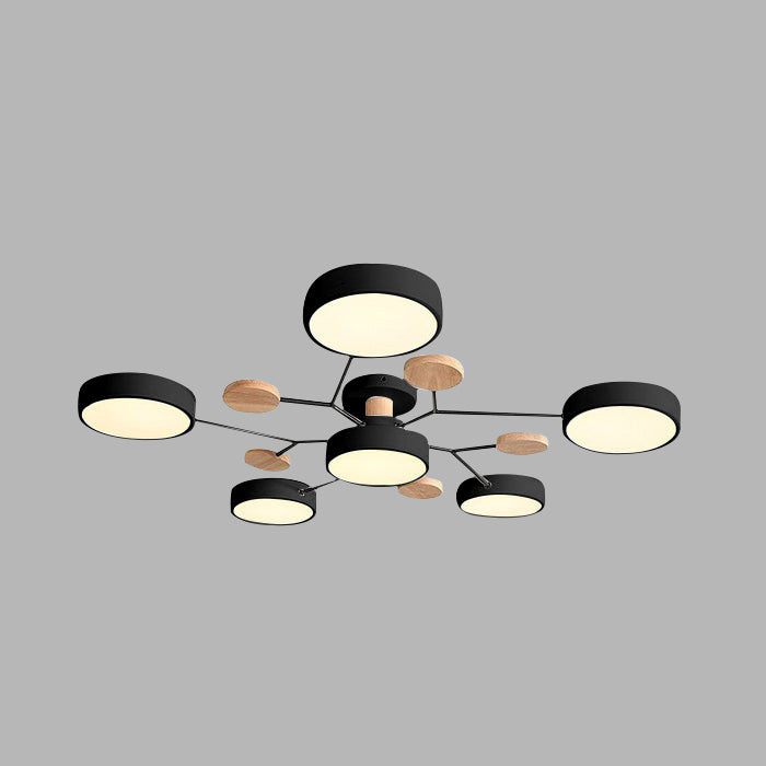 Plafondlamp LED Rond Modern met Meerdere Lichtpunten