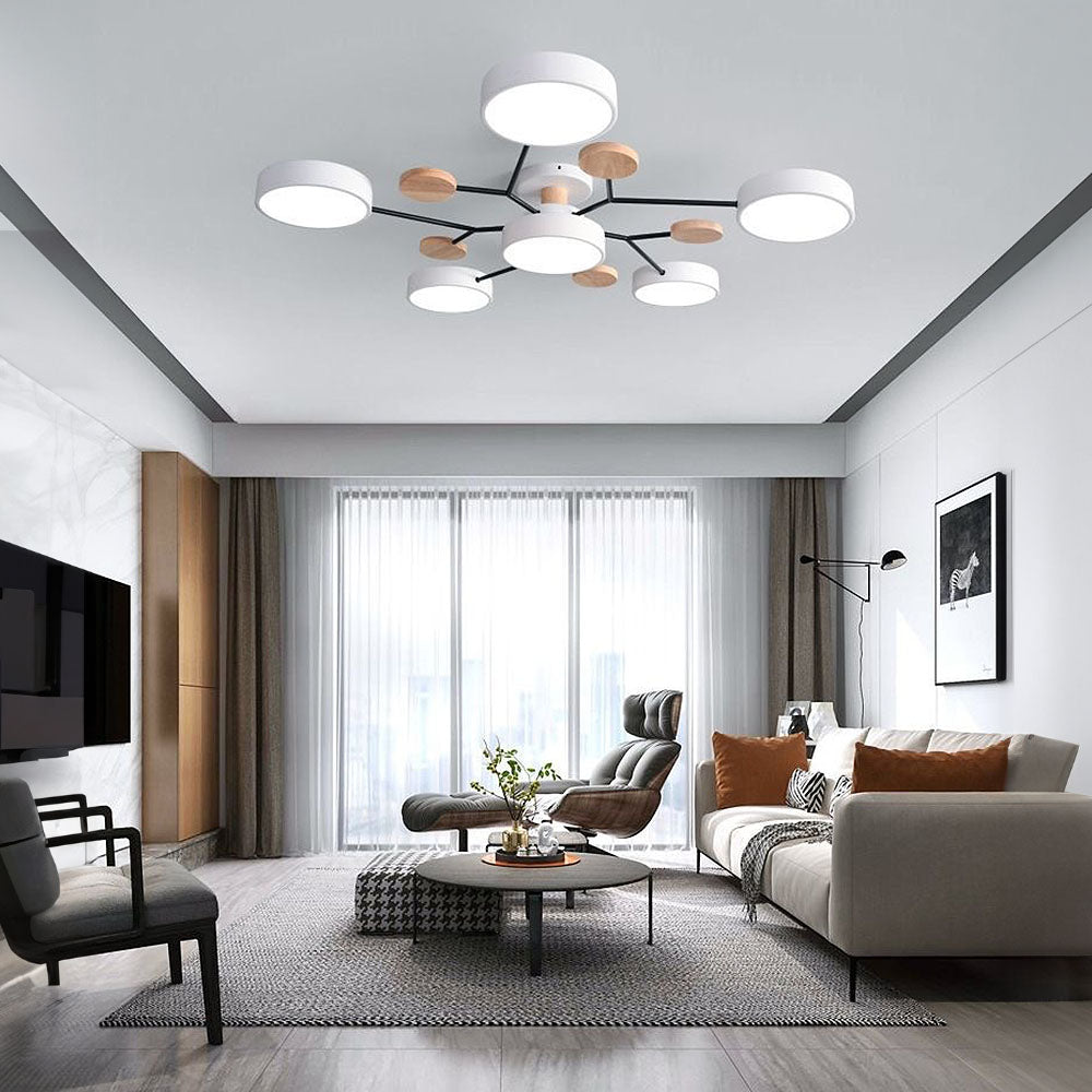 Plafondlamp LED Rond Modern met Meerdere Lichtpunten