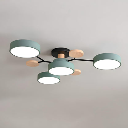 Plafondlamp LED Rond Modern met Meerdere Lichtpunten
