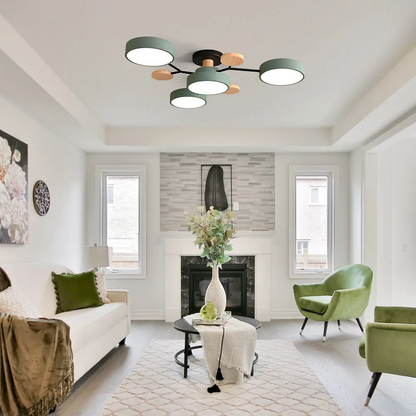 Plafondlamp LED Rond Modern met Meerdere Lichtpunten
