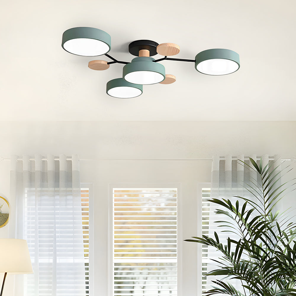 Plafondlamp LED Rond Modern met Meerdere Lichtpunten