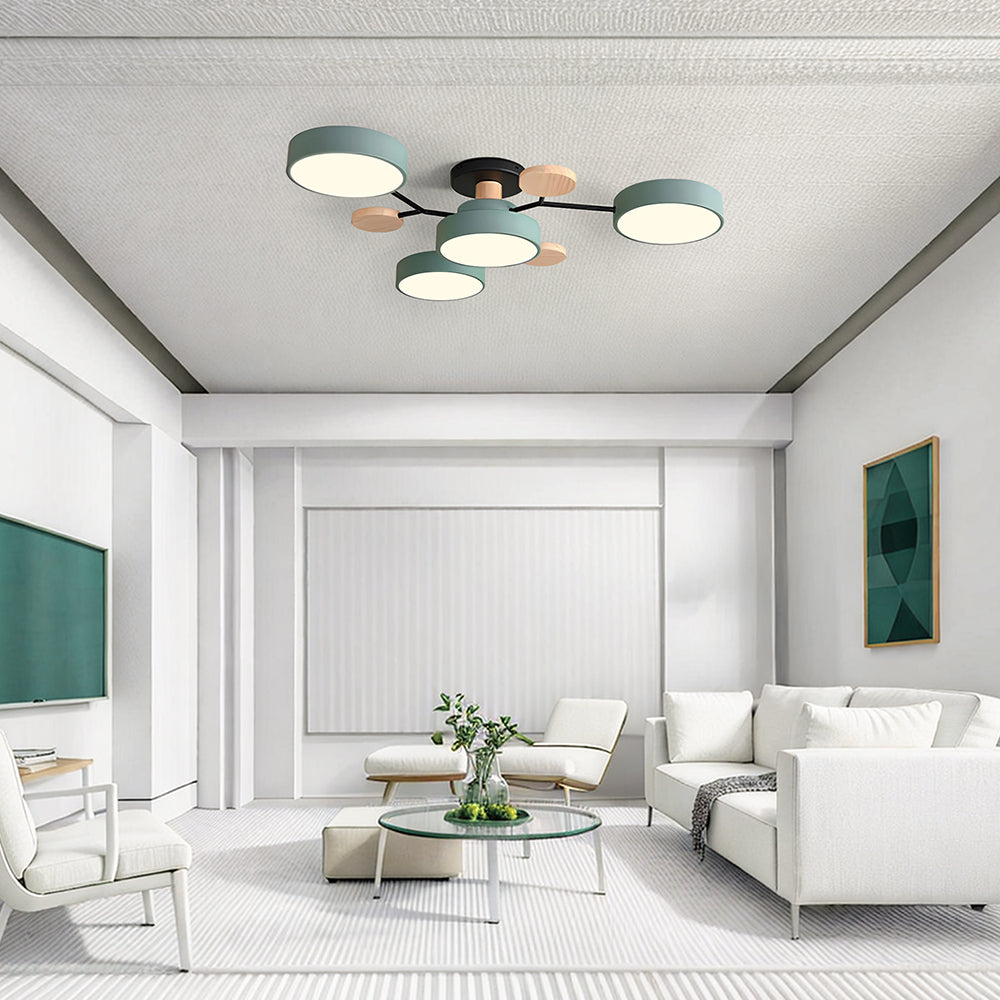 Plafondlamp LED Rond Modern met Meerdere Lichtpunten