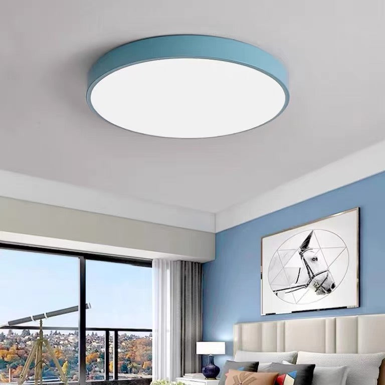 Plafondlamp Minimalist met Ronde LED Schijf en Vlakke Montage