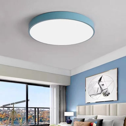 Plafondlamp Minimalist met Ronde LED Schijf en Vlakke Montage