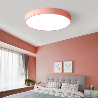 Plafondlamp Minimalist met Ronde LED Schijf en Vlakke Montage