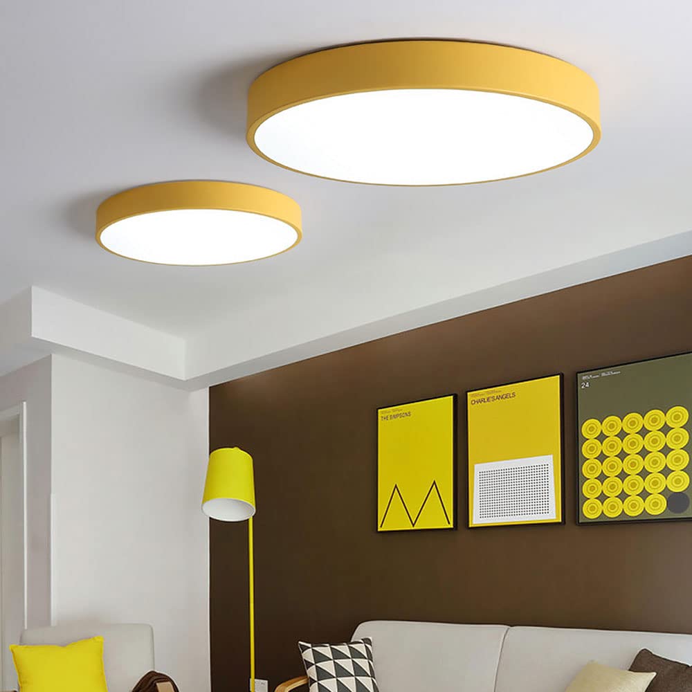 Plafondlamp Minimalist met Ronde LED Schijf en Vlakke Montage