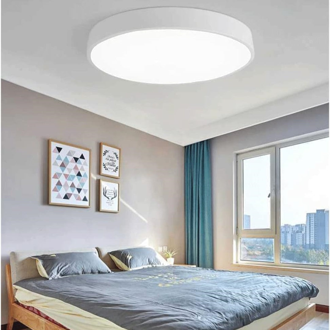 Plafondlamp Minimalist met Ronde LED Schijf en Vlakke Montage ##POS:25##