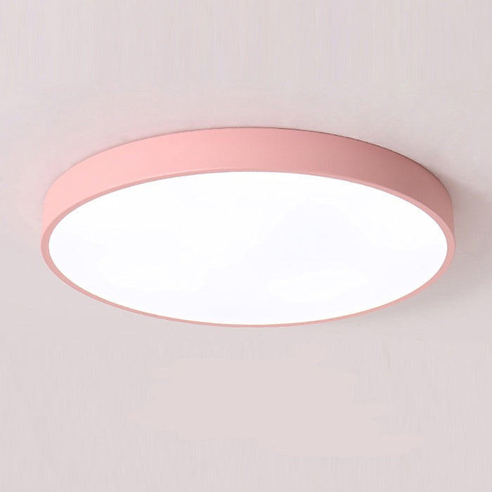 Plafondlamp Minimalist met Ronde LED Schijf en Vlakke Montage