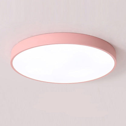 Plafondlamp Minimalist met Ronde LED Schijf en Vlakke Montage