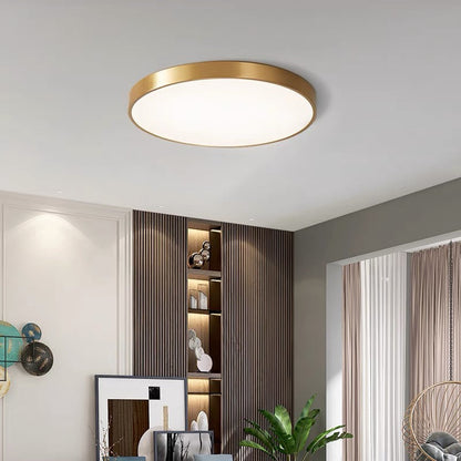 Plafondlamp Minimalist met Ronde LED Schijf en Vlakke Montage