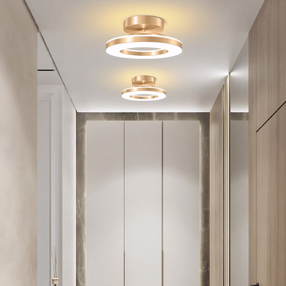 Plafondlamp Minimalistisch LED met Ronde Ring en Geïntegreerde Verlichting