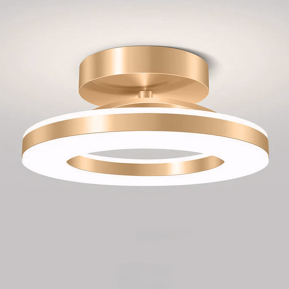 Plafondlamp Minimalistisch LED met Ronde Ring en Geïntegreerde Verlichting