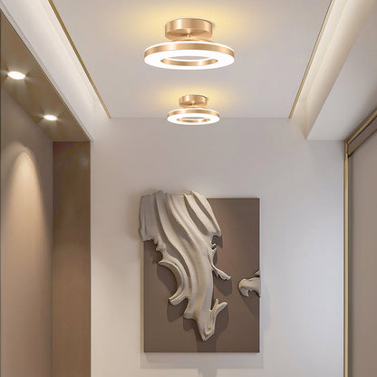 Plafondlamp Minimalistisch LED met Ronde Ring en Geïntegreerde Verlichting