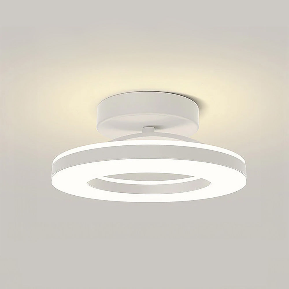 Plafondlamp Minimalistisch LED met Ronde Ring en Geïntegreerde Verlichting