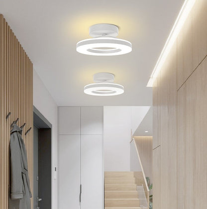 Plafondlamp Minimalistisch LED met Ronde Ring en Geïntegreerde Verlichting