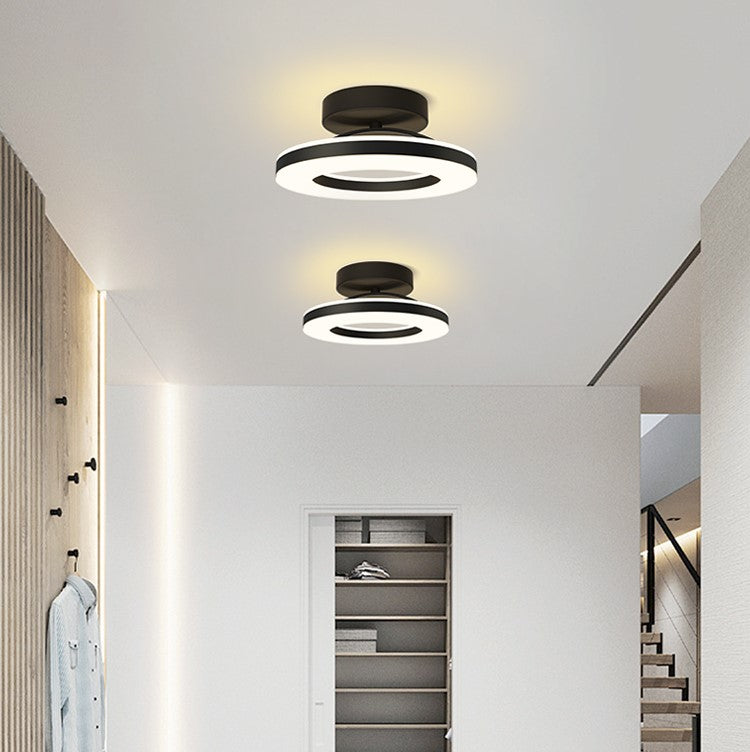 Plafondlamp Minimalistisch LED met Ronde Ring en Geïntegreerde Verlichting