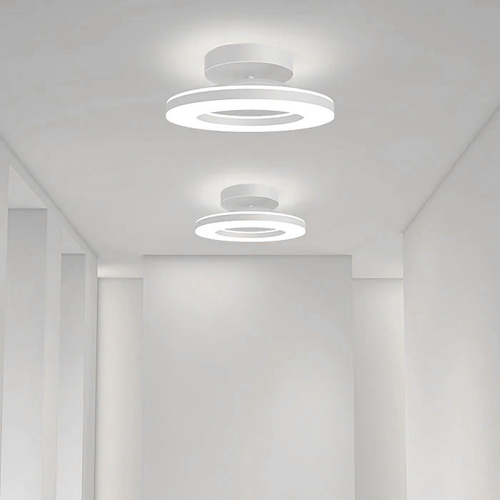 Plafondlamp Minimalistisch LED met Ronde Ring en Geïntegreerde Verlichting