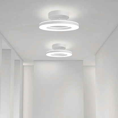 Plafondlamp Minimalistisch LED met Ronde Ring en Geïntegreerde Verlichting