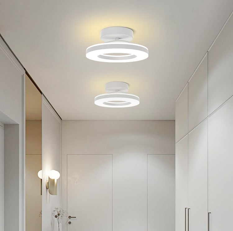 Plafondlamp Minimalistisch LED met Ronde Ring en Geïntegreerde Verlichting