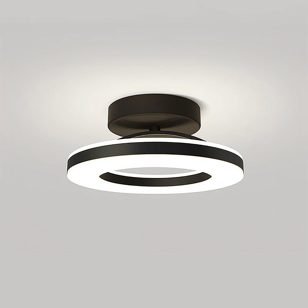 Plafondlamp Minimalistisch LED met Ronde Ring en Geïntegreerde Verlichting