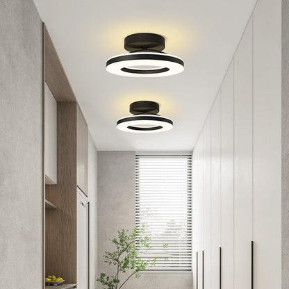 Plafondlamp Minimalistisch LED met Ronde Ring en Geïntegreerde Verlichting