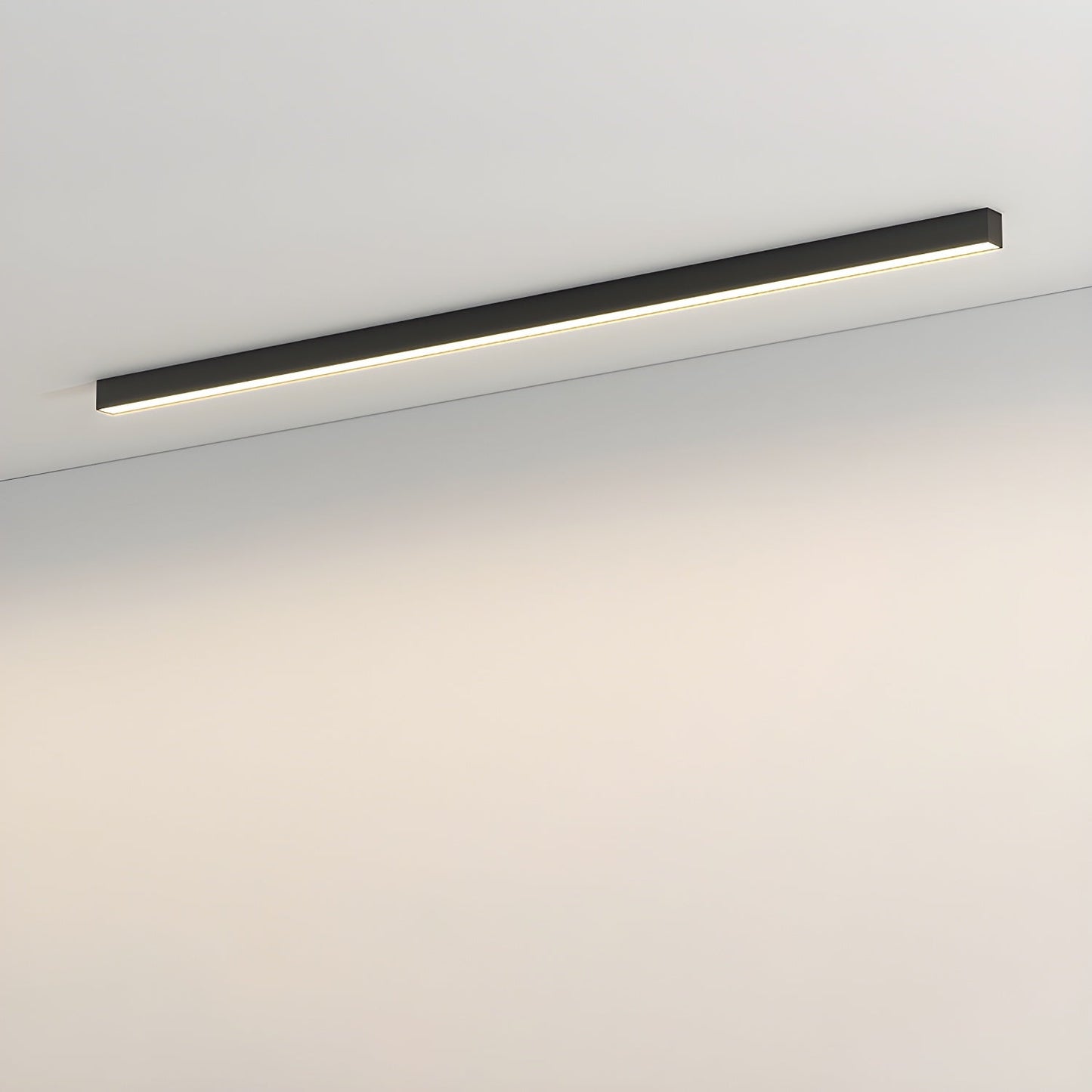 Plafondlamp Minimalistisch Lineair LED met Geïntegreerde LED en Keuze uit 3 Lichttemperaturen