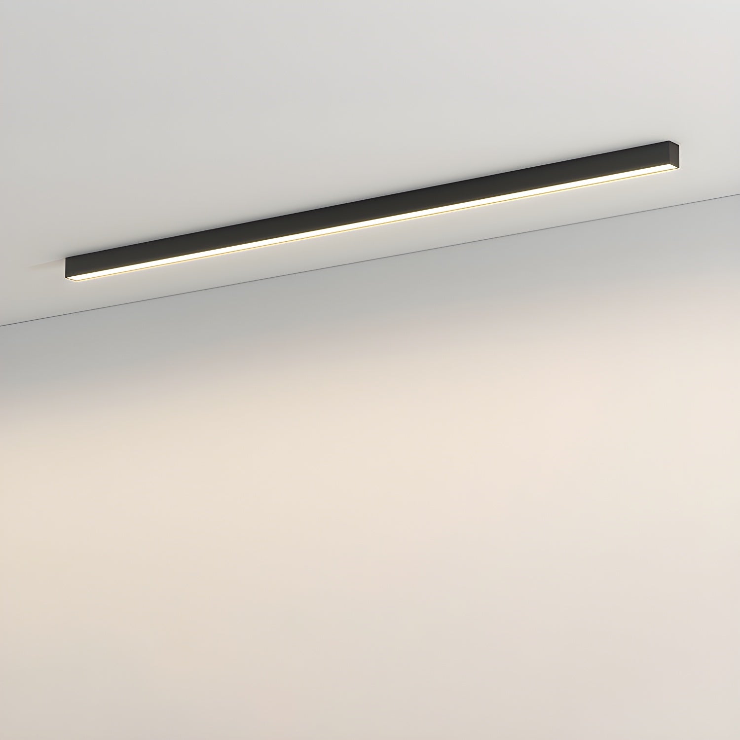 Plafondlamp Minimalistisch Lineair LED met Geïntegreerde LED en Keuze uit 3 Lichttemperaturen