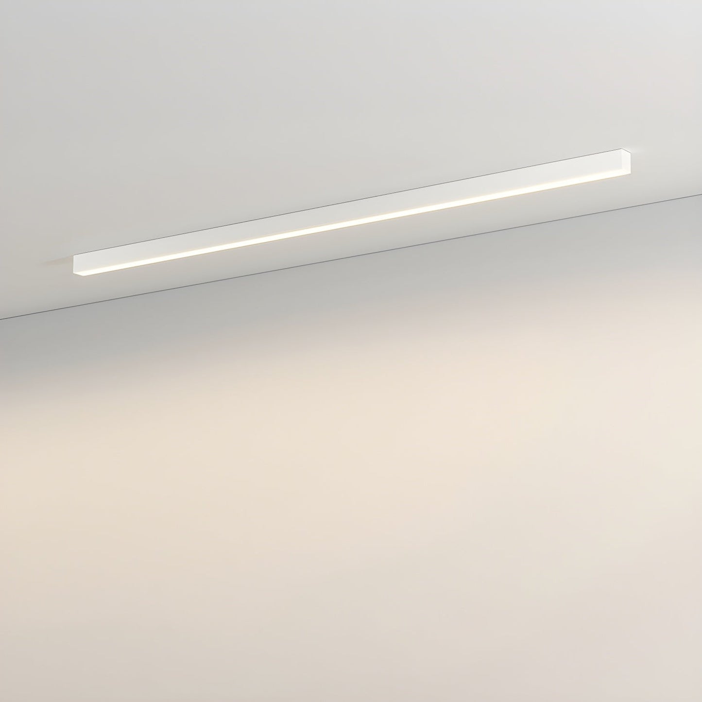 Plafondlamp Minimalistisch Lineair LED met Geïntegreerde LED en Keuze uit 3 Lichttemperaturen