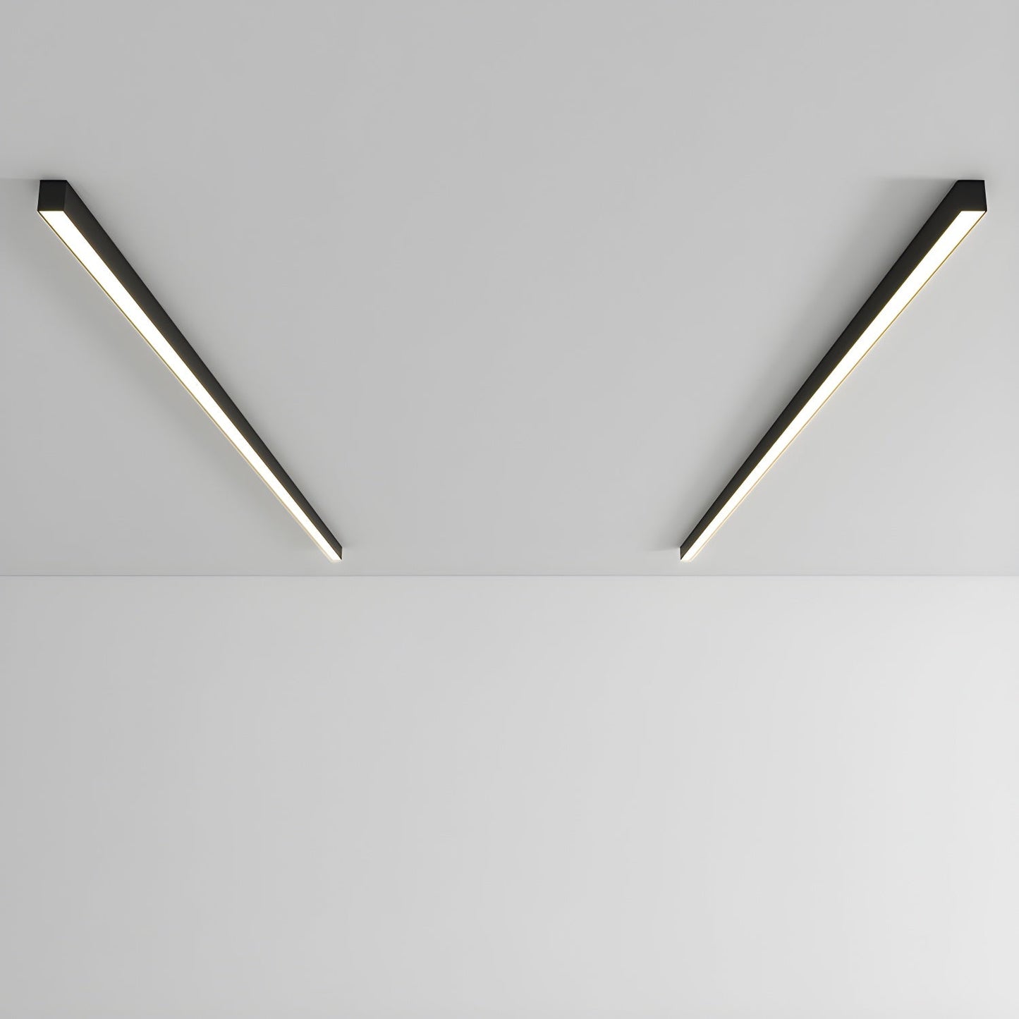 Plafondlamp Minimalistisch Lineair LED met Geïntegreerde LED en Keuze uit 3 Lichttemperaturen