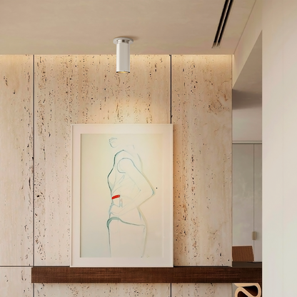 Plafondlamp Minimalistisch met Cilindervormige Kap en GU10 Fitting