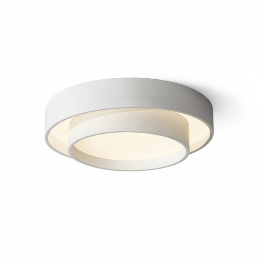 Plafondlamp Minimalistisch met Dubbele Ring en Geïntegreerde LED