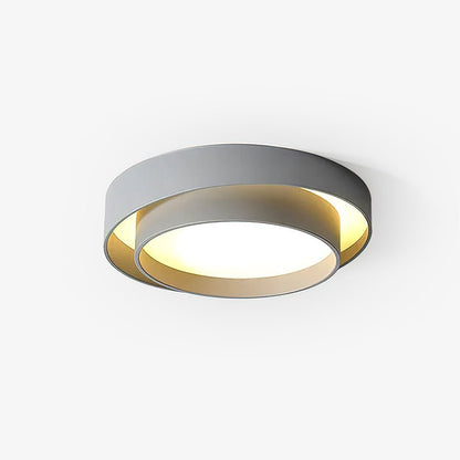 Plafondlamp Minimalistisch met Dubbele Ring en Geïntegreerde LED