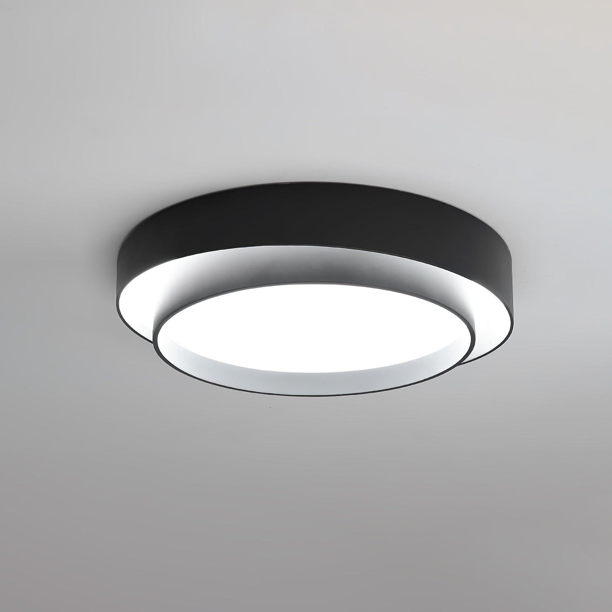 Plafondlamp Minimalistisch met Dubbele Ring en Geïntegreerde LED