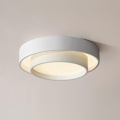 Plafondlamp Minimalistisch met Dubbele Ring en Geïntegreerde LED
