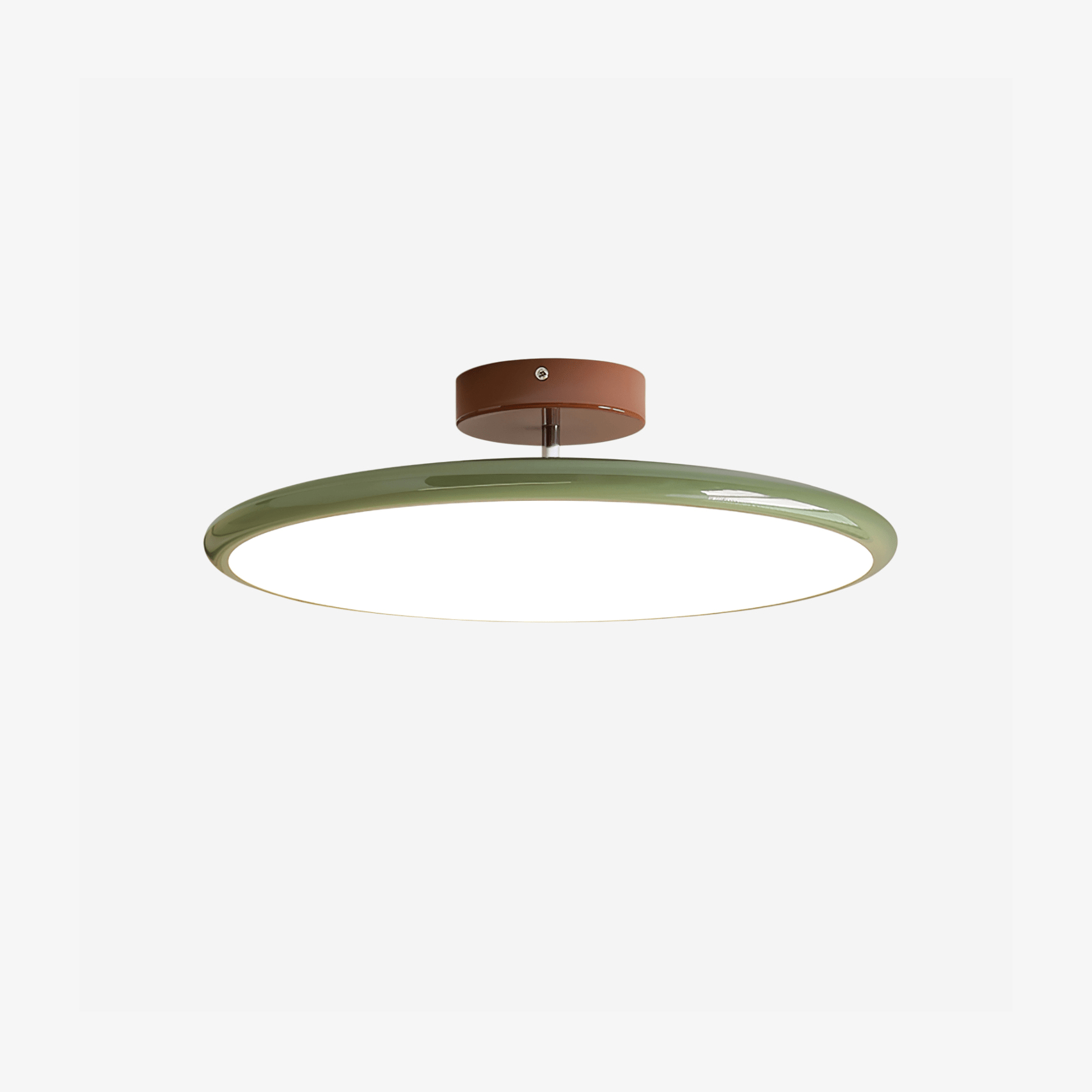 Plafondlamp Minimalistisch met Ronde Schijfkap en Geïntegreerd LED