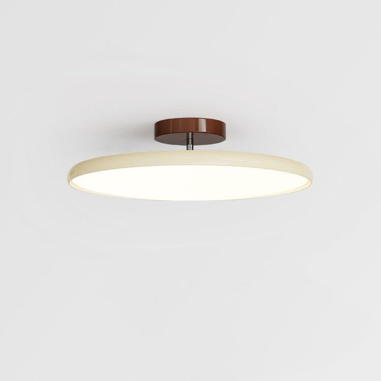 Plafondlamp Minimalistisch met Ronde Schijfkap en Geïntegreerd LED