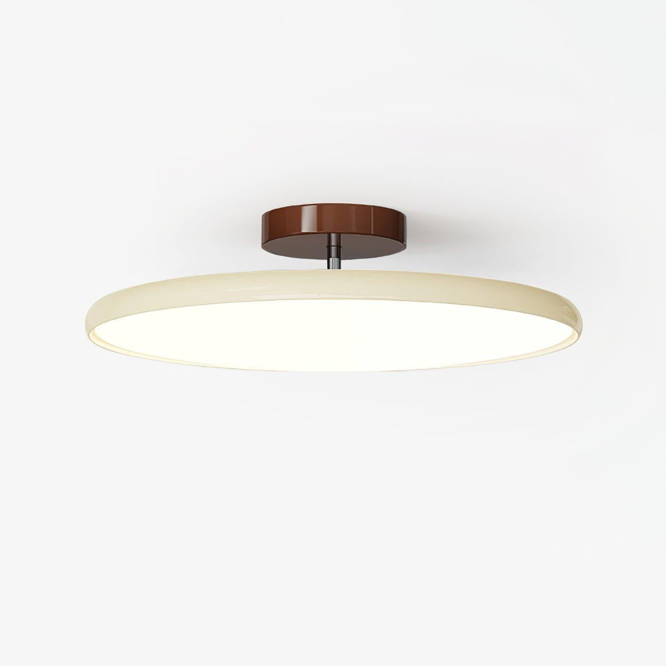 Plafondlamp Minimalistisch met Ronde Schijfkap en Geïntegreerd LED