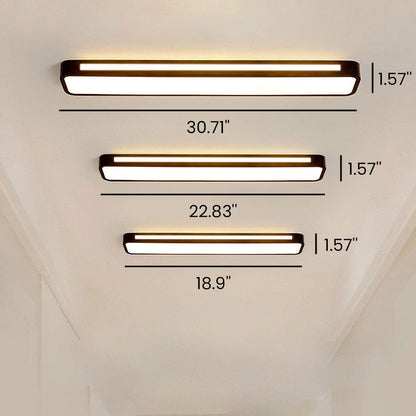 Plafondlamp Minimalistisch Rechthoekig met Geïntegreerde LED