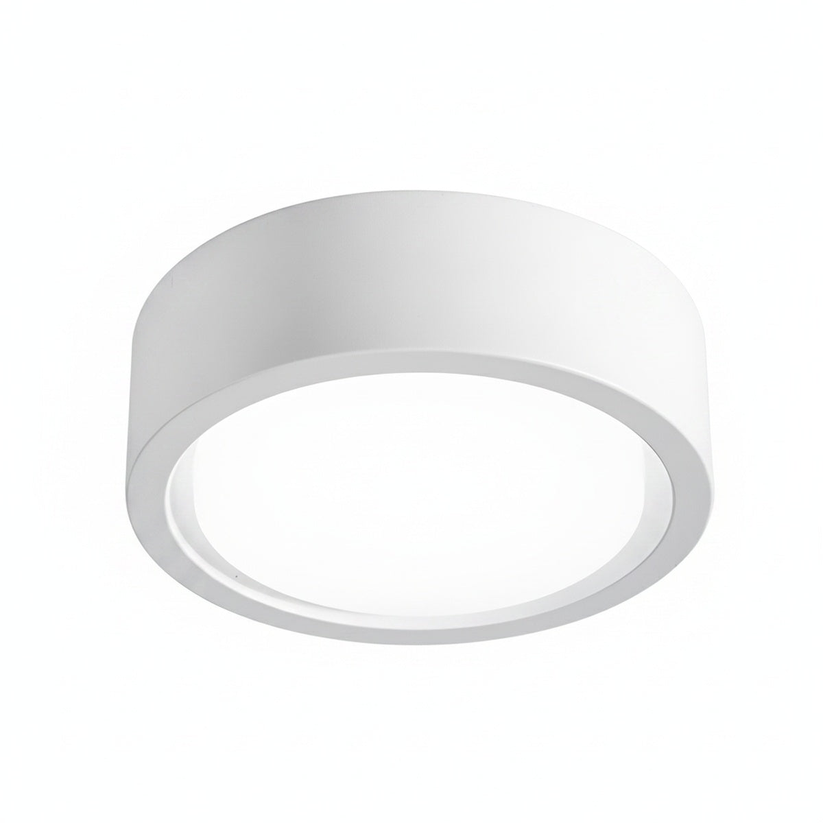 Plafondlamp Minimalistisch Rond met Geïntegreerde LED en Opbouwmontage