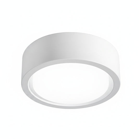Plafondlamp Minimalistisch Rond met Geïntegreerde LED en Opbouwmontage