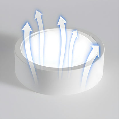 Plafondlamp Minimalistisch Rond met Geïntegreerde LED en Opbouwmontage