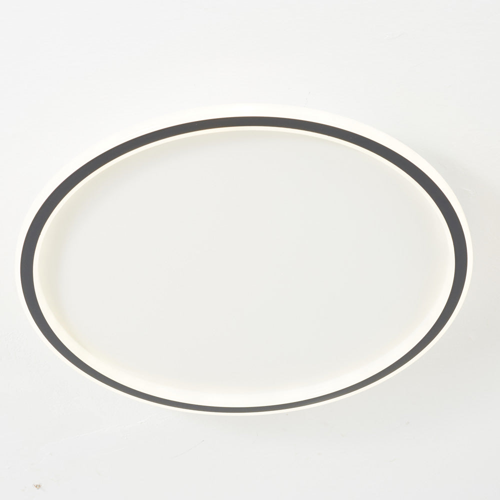 Plafondlamp Minimalistisch Rond met Geïntegreerde LED en Strak Ring Design