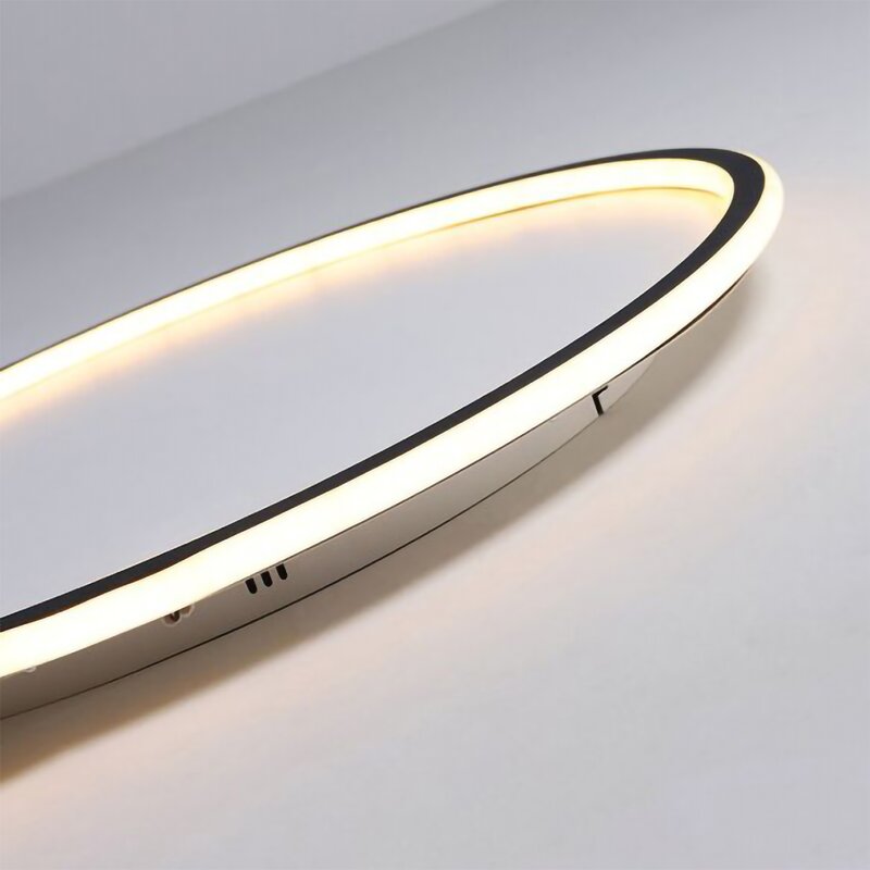 Plafondlamp Minimalistisch Rond met Geïntegreerde LED en Strak Ring Design