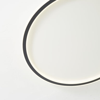 Plafondlamp Minimalistisch Rond met Geïntegreerde LED en Strak Ring Design