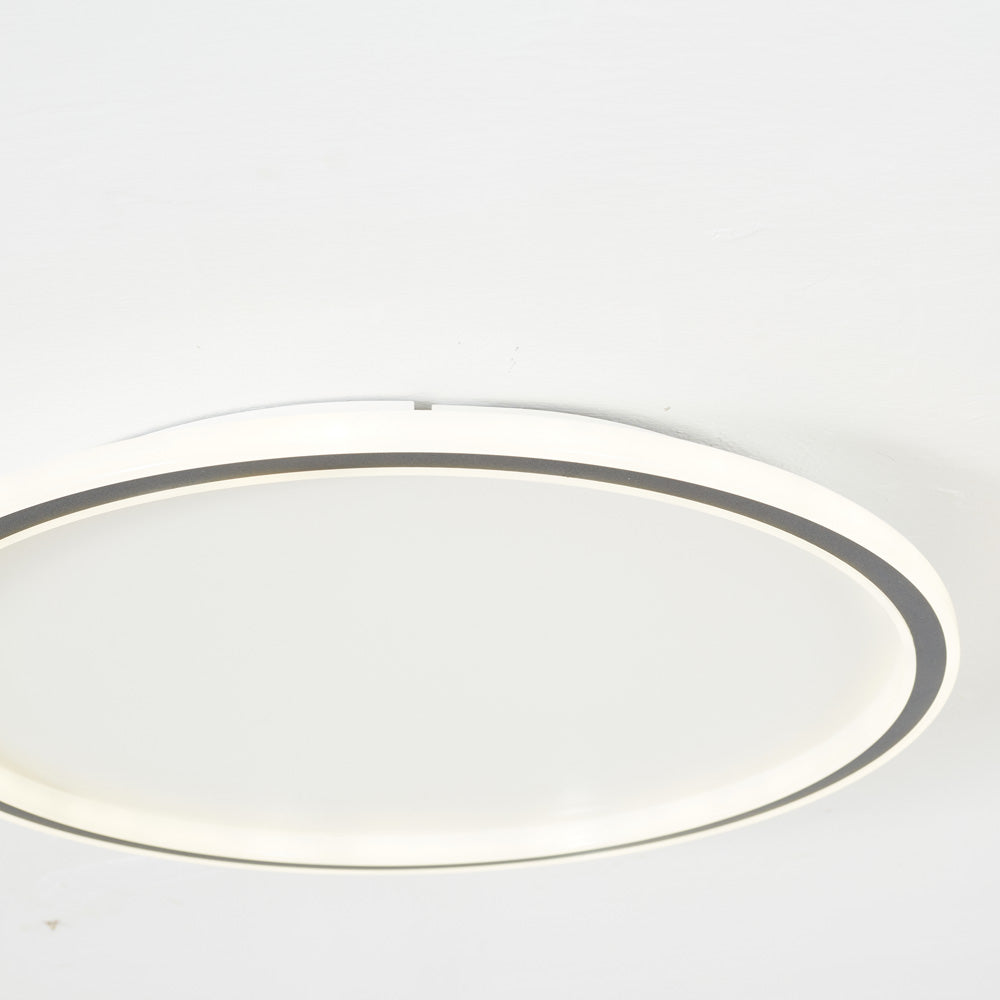 Plafondlamp Minimalistisch Rond met Geïntegreerde LED en Strak Ring Design