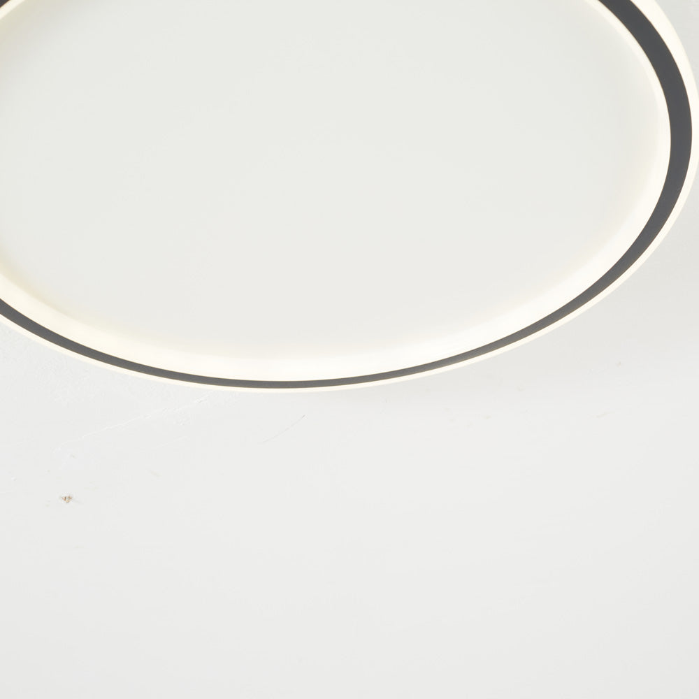 Plafondlamp Minimalistisch Rond met Geïntegreerde LED en Strak Ring Design