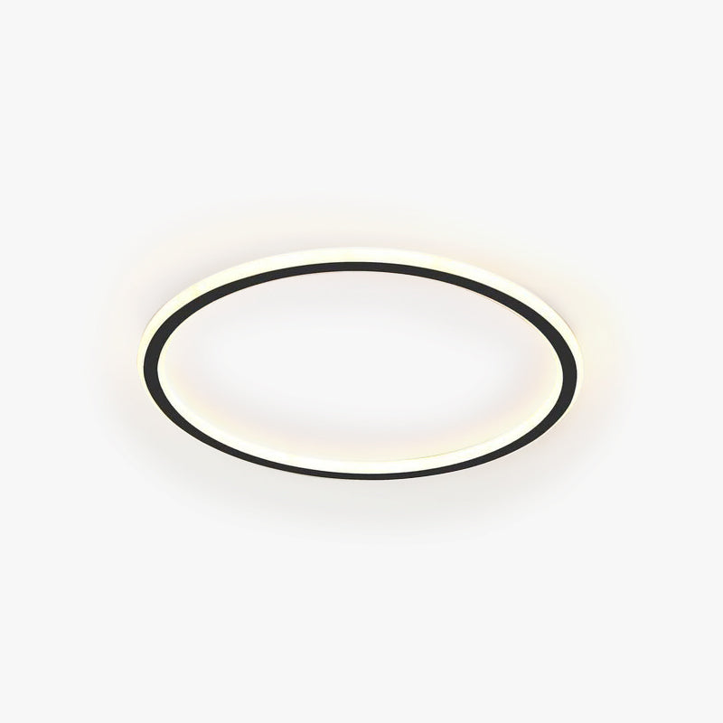 Plafondlamp Minimalistisch Rond met Geïntegreerde LED en Strak Ring Design