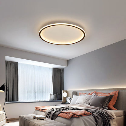 Plafondlamp Minimalistisch Rond met Geïntegreerde LED en Strak Ring Design