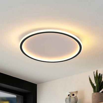 Plafondlamp Minimalistisch Rond met Geïntegreerde LED en Strak Ring Design