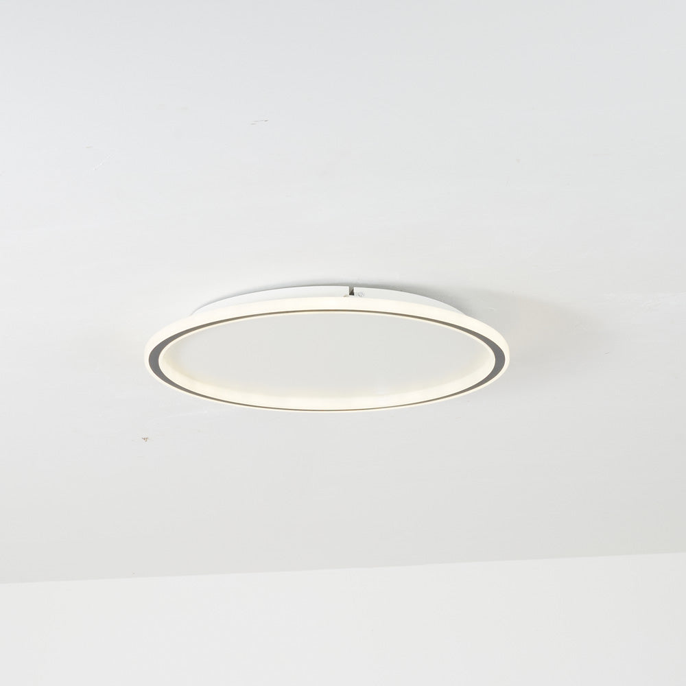 Plafondlamp Minimalistisch Rond met Geïntegreerde LED en Strak Ring Design